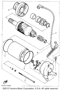 FZR400SAC Стартер