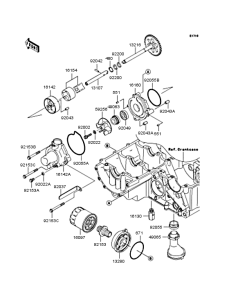 ZR750 Масляный насос и фильтр