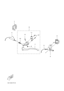 DT50RSM Handle switch & lever