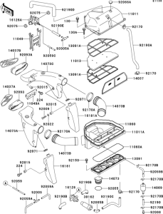 ZX600 Air cleaner(1 / 2)