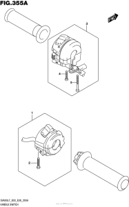 SV650 Рулевые переключатели