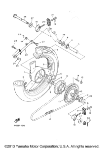 FZR600RE Переднее колесо