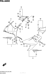 GSX-R600 Side Cowling (Arb)