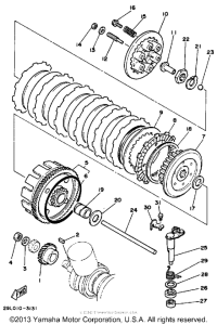 RZ350NCII Сцепление