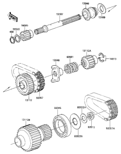 ZN1300 Промежуточный вал