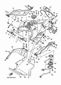 FJ09 Топливный бак