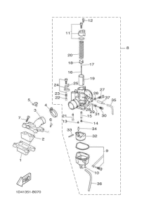 DT50RSM Карбюратор