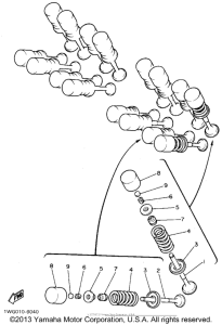 FZR600RF Клапана