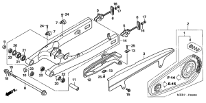 CBF600 (Naked) Маятник