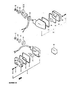 GSX400 Поворотники