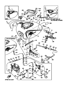 XVS1100 XVS11P Tank fuel
