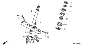 VT1100C2 Траверса нижняя