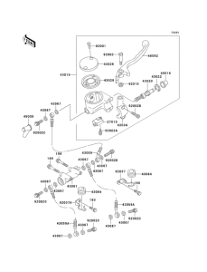 KZ1000 Front master cylinder(p20)