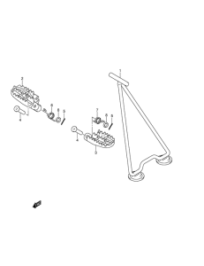 RM250 Stand - footrest