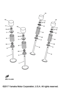 WR450F Клапана