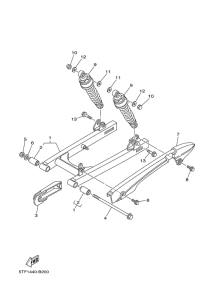 T110 Rear arm & suspension