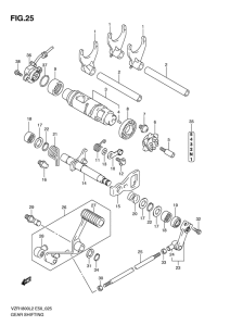 VZR1800 Переключение передач