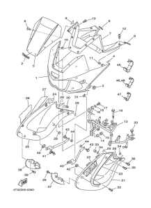TDM850 Обтекатель 1