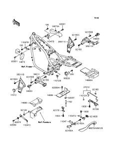 ZR1100 Короб для АКБ