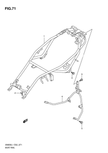 AN650 (ABS) Seat rail