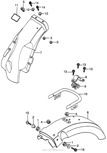 CB360 Задний бампер