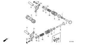 Z50J Распред вал / клапана