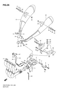 GSX-R1000 Muffler comp