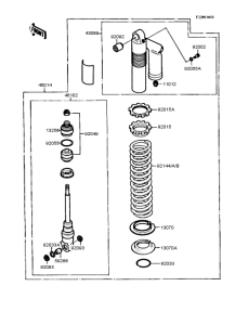 KX125 Амортизатор