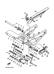 TZR250 ﾘﾔｱｰﾑ