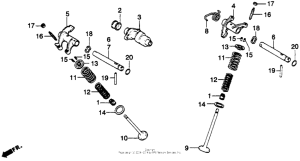 XL250S Распределительный вал