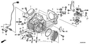 MSX125 Головка цилиндров