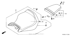 VTX1800F3 Seat (vtx1800f)