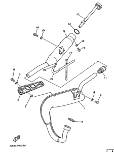 DT50MX Выхлопная система