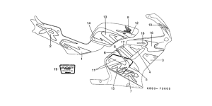 NSR125R Label read the manual