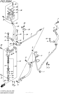 VL1500T Задний торм цилиндр