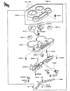 ZX600 Спидометр