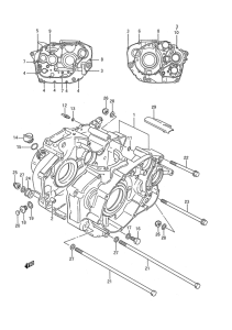 LS650 Картер двигателя