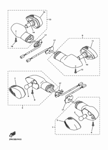 XJR1300C Поворотники