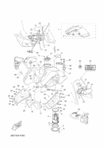 XT660Z Топливный бак
