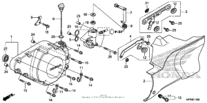 VT1300CT Крышка картера левая