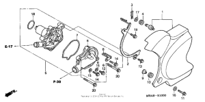 VT750CD Водяной насос