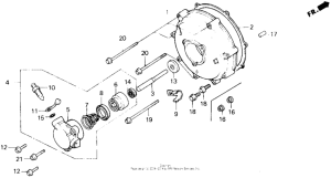 GL1200I Кожух сцепления