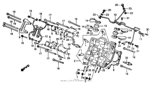 VF500F Front cylinder head i