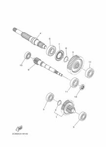 MW125A Трансмиссия