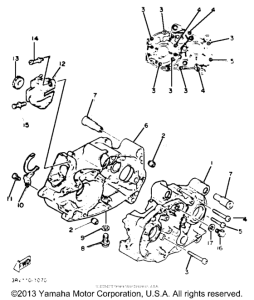 PW80E Картер двигателя