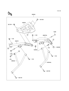 ER650 Accessory(top case bracket)