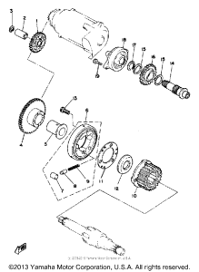 XS1100LG Муфта стартера