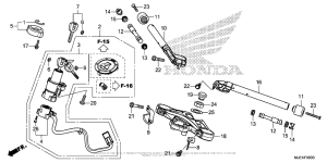 CBR650F Handlebar + Top Bridge