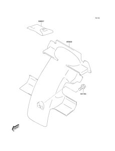 KDX50 Заднее крыло
