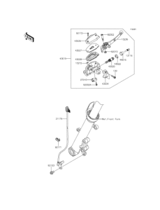 EX400 Главный тормозной цилиндр
